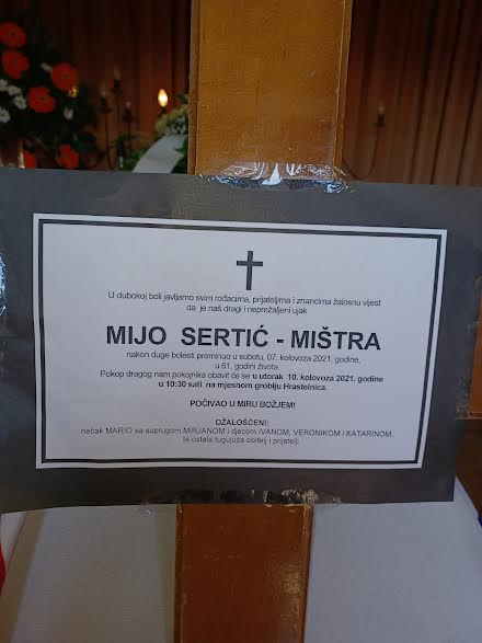 Mijo Sertić - Hrvatski branitelj 1960. - 2021.