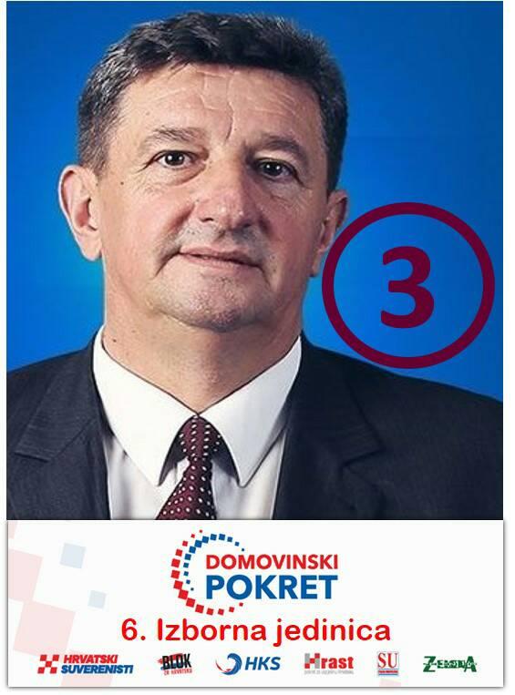 ZATO ŠTO SVOJE VOLIM - VI. IZBORNA JEDINICA - 3. ŽELJKO SAČIĆ