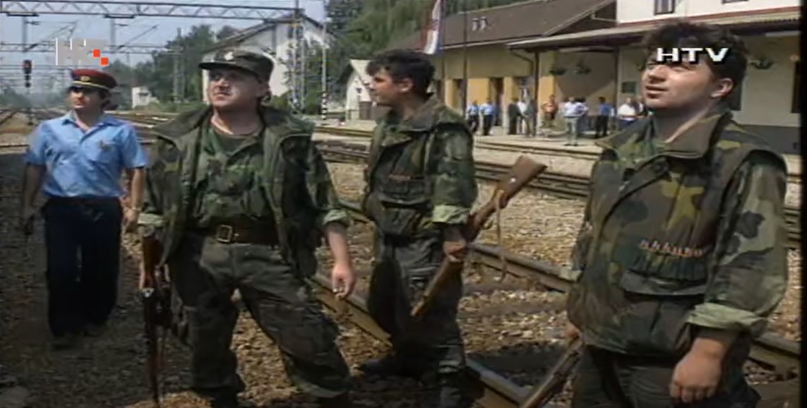 21. kolovoza 1991.g. - Pripadnici 108. brigade HV-a, gotovo nenaoružani, zaustavili  vlak pun srpskog oružja. Sve su im oduzeli! (VIDEO)