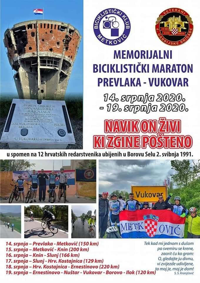 3.biciklistički maraton Prevlaka - Vukovar (Ilok)
