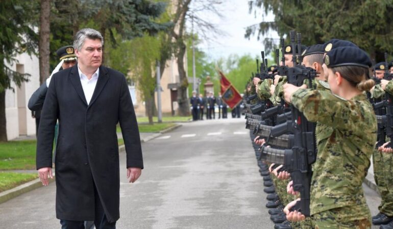 Milanović protiv slanja vojnika: "Dok sam ja predsjednik, hrvatski vojnici neće sudjelovati u aktivnostima koje bi Hrvatsku gurale u rat"