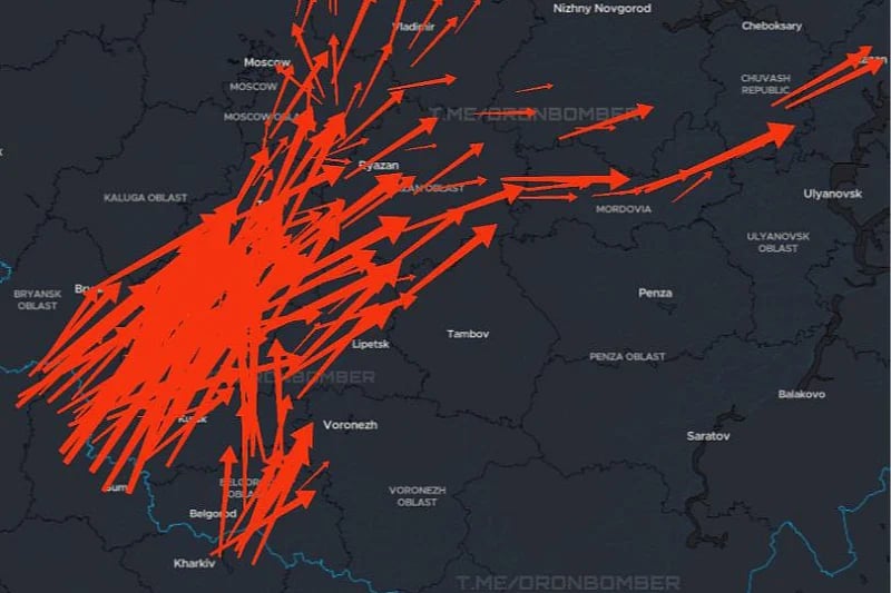 MASOVAN NAPAD Ukrajinci dronovima zasuli ruske gradove
