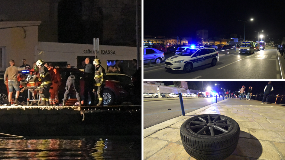 Četiri mladića sletjela s autom u more u Zadru, dvoje poginulo