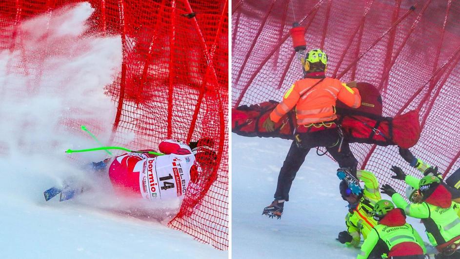 Horor u Bormiju! Legendarni skijaš pao, odvezli ga u bolnicu
