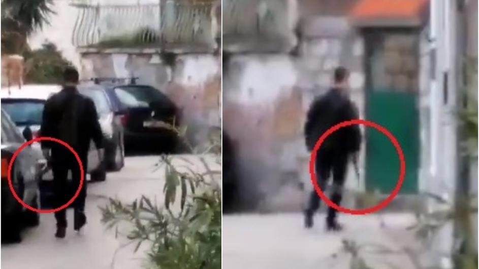 Splitom se širi snimka mladića s vatrenim oružjem u rukama