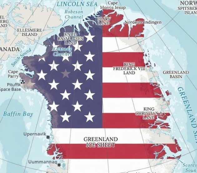 Supruga Trumpovog savjetnika objavila kartu Grenlanda i napisala "uskoro". Reagirali Danci