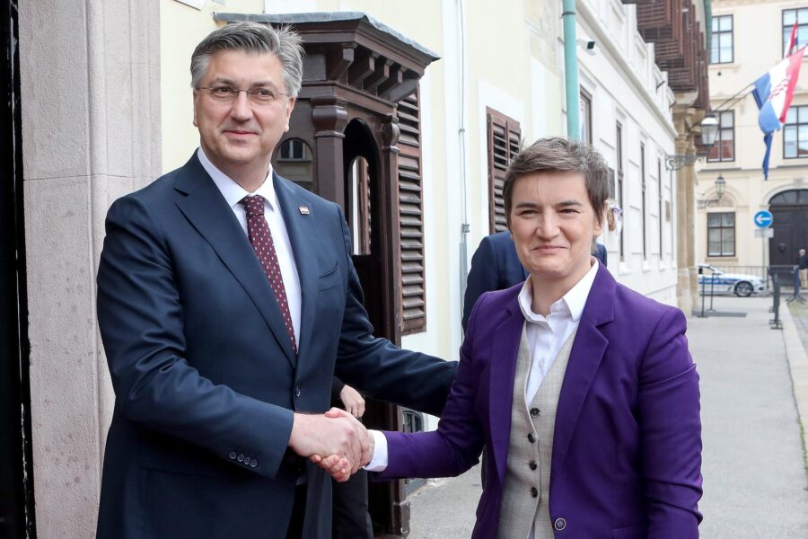 Brnabić: Odnosi između Hrvatske i Srbije su teški, ali napravljen je iskorak