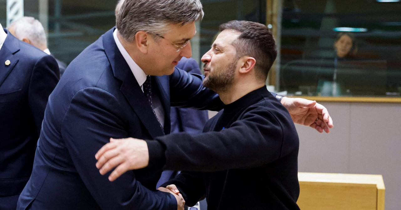 Plenković se u Bruxellesu sastao sa Zelenskim