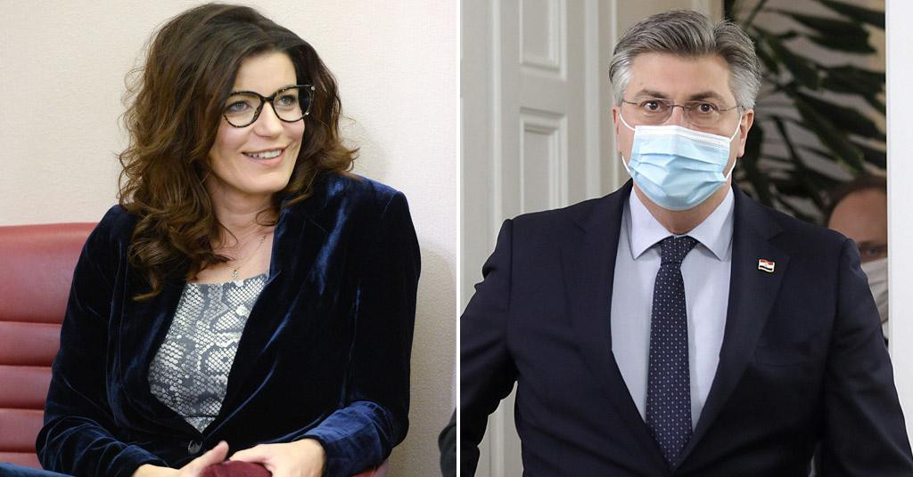 Nacional: Josipa Rimac poslala je SMS premijeru Plenkoviću, on ju je istog dana nazvao