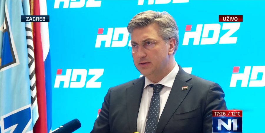 Plenković: Stranka mi je dala potporu za rekonstrukciju Vlade