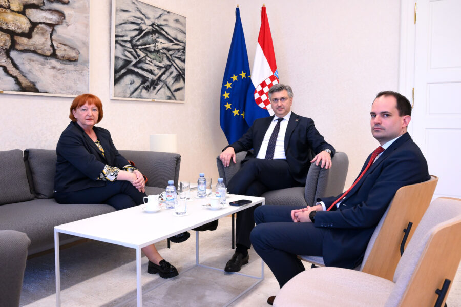 Premijer Plenković sastao se s glavnom državnom odvjetnicom Zlatom Hrvoj Šipek