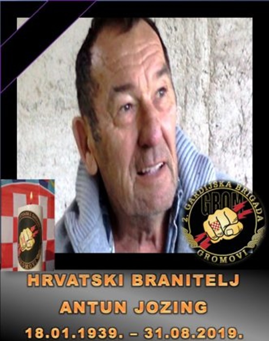 Posljednji pozdrav ratniku - Antun Jozing Deda