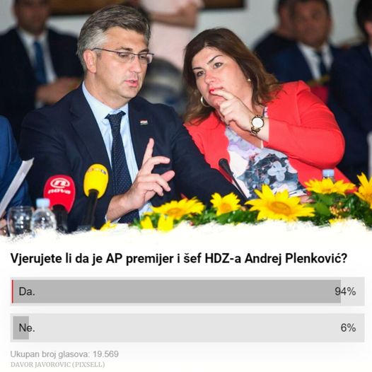 ‘ŽIVIO ANDREJ KOJI VARA HRVATE’: Ovo se Plenkoviću neće svidjeti! Domovinski pokret opjevao premijera i napravio anketu