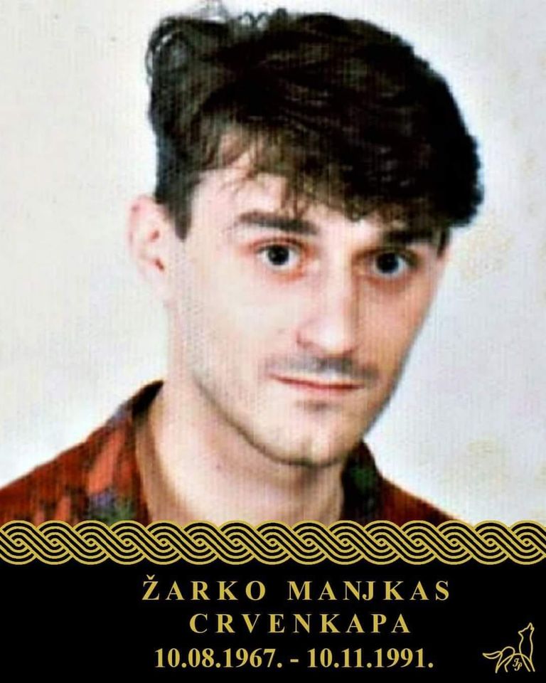 30. GODIŠNJICA SMRTI ŽARKA MANJKASA - CRVENKAPE - TUŽNO SJEĆANJE