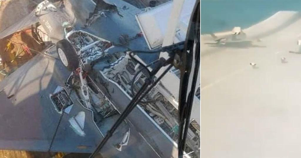 Procurila fotka britanskog aviona od 100 milijuna $: Pogledajte što je ostalo od F-35 koji je ‘bućnuo‘ u more