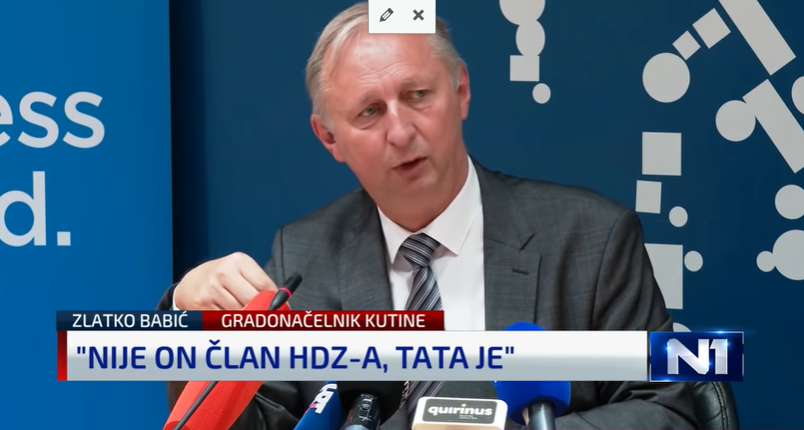 UHIĆEN HDZ-OV GRADONAČELNIK KUTINE!