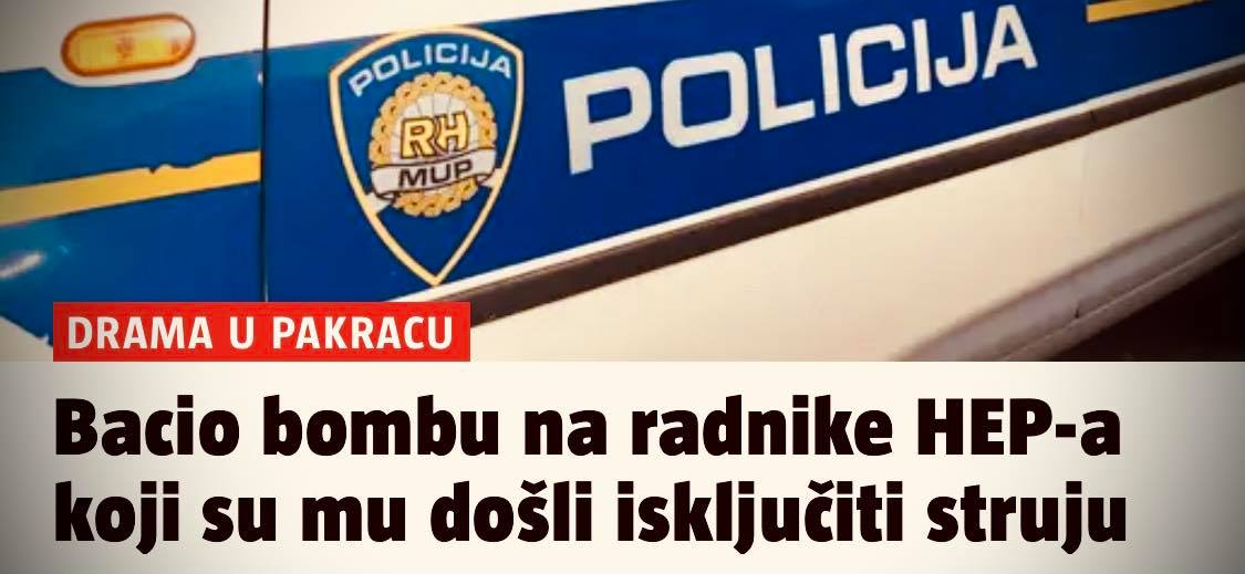 EXKLUZIVNO: Na radnike HEP-a bombu je bacio Milorad Arsenić, bivši pripadnik srpske paravojske iz Pakraca!