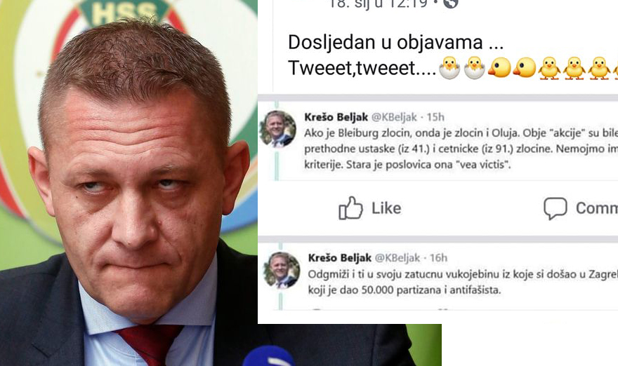 Krešo Beljak: ‘Ako je Bleiburg zločin, onda je zločin i Oluja’; Hrg: ‘Mislim da Beljaku treba medicinska pomoć’