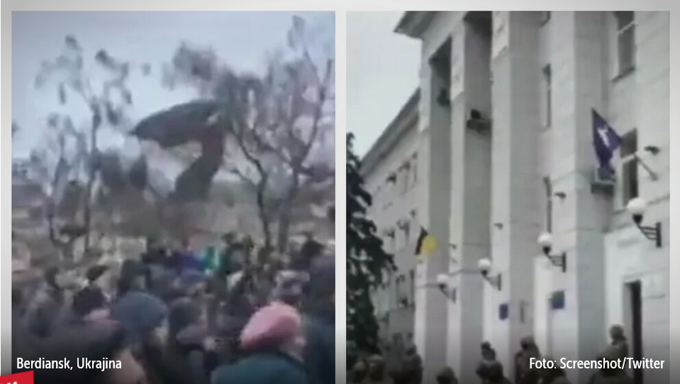VIDEO Pogledajte hrabre Ukrajince u okupiranom gradu pred ruskom vojskom: "Ovo je Ukrajina", "Idite kući"