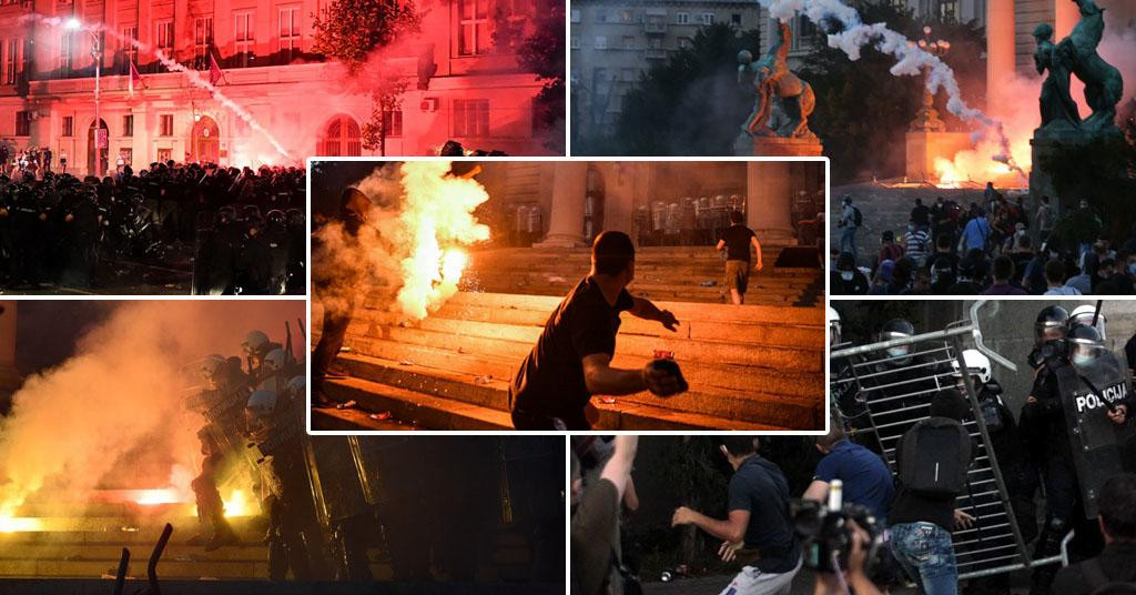 Još jedna vatrena noć u Beogradu