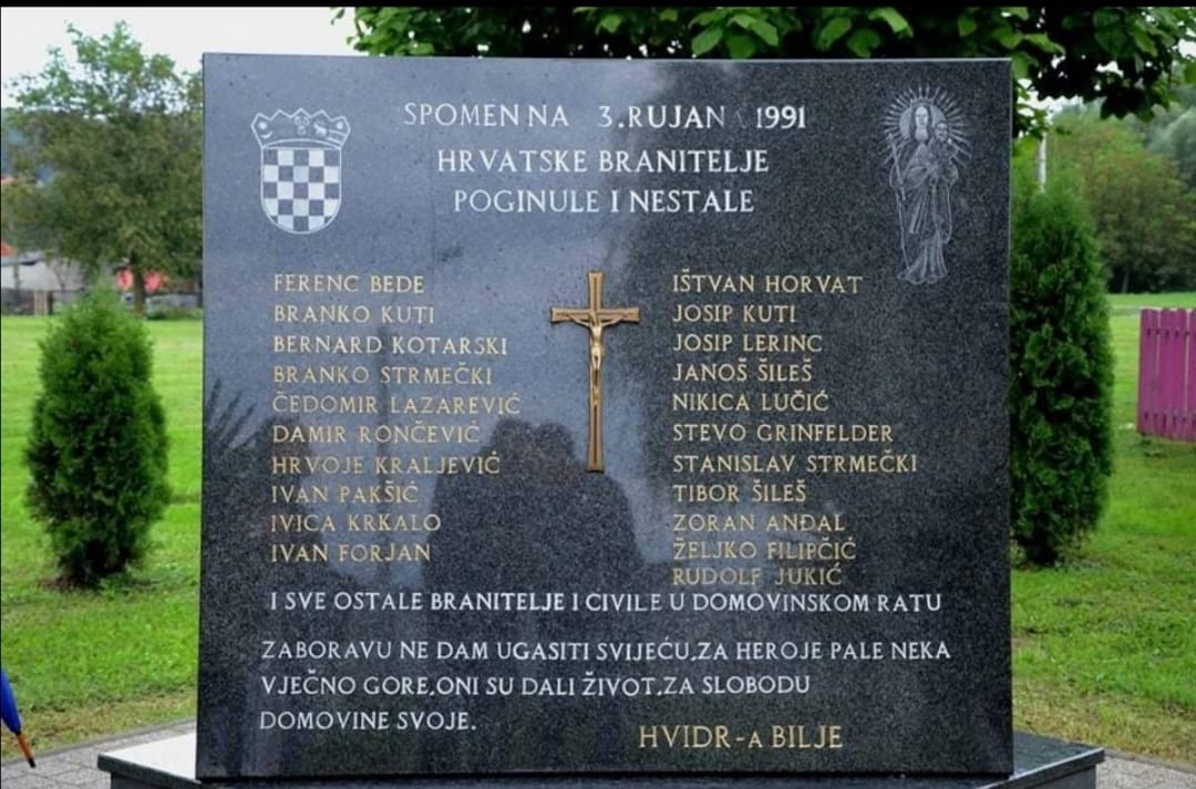 Da se ne zaboravi krvavi 03. rujan 1991. godine - TUŽNO SJEĆANJE
