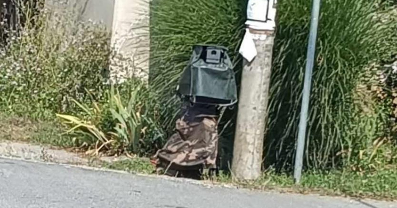 "NA TAJNOM ZADATKU" Ovako je policija kod Bjelovara maskirala kameru za nadzor brzine?