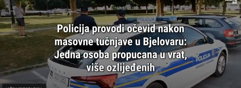 EKSLUZIVNO - VIDEO TUČNJAVE U BJELOVARU