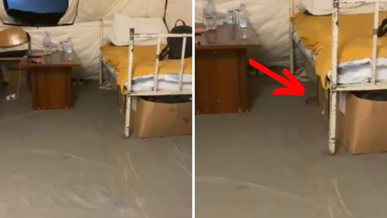 Užas u šatorima sisačke bolnice: Nema zraka ni vode, a među pacijentima šetaju štakori