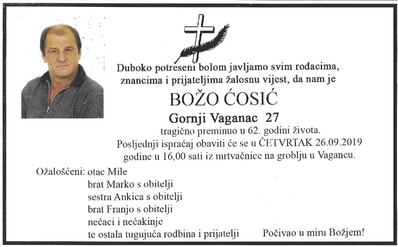 Posljednji pozdrav ratniku - Božo Ćosić