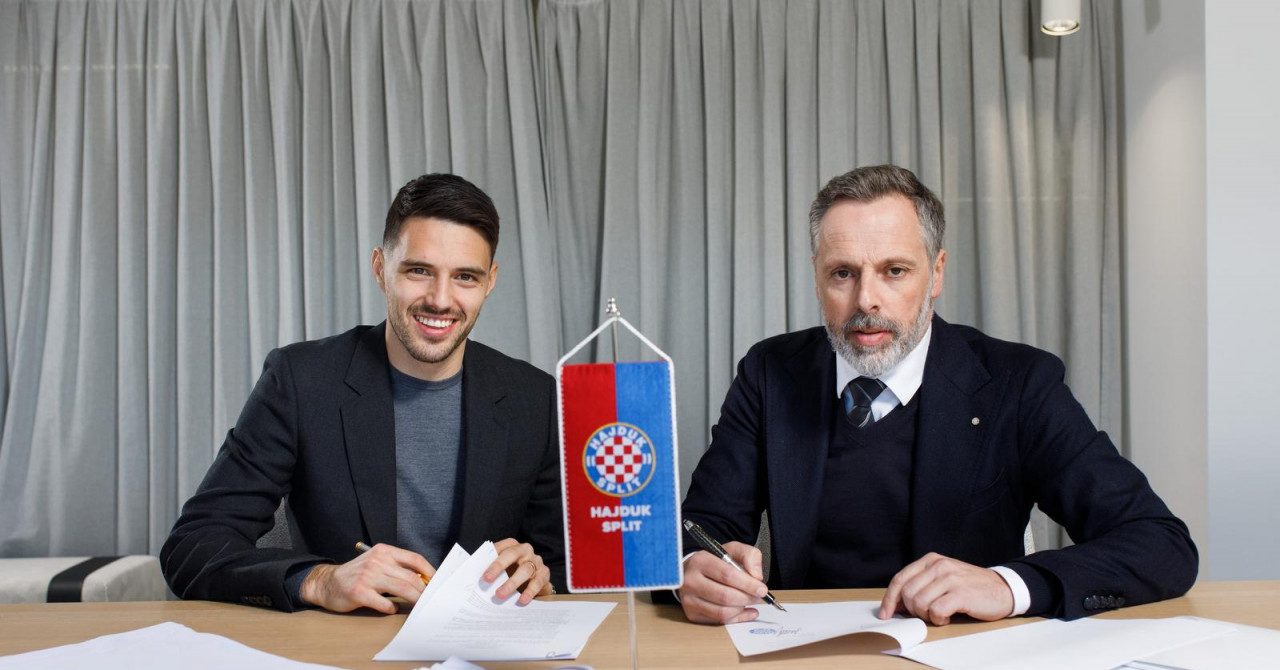 Brekalo potpisao i obukao dres Hajduka: ‘Za jednog dečka iz Zagreba to je malo neobično...‘