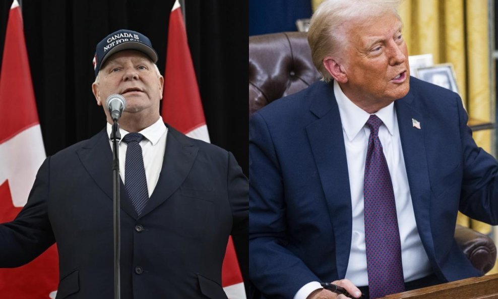 TRGOVINSKI RAT SAD-a i KANADE  Trump prijeti udvostručenjem carina, Ford prekidom opskrbe strujom