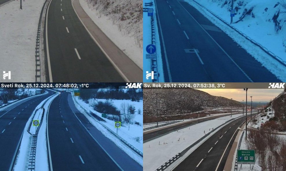 STANJE NA CESTAMA  Zatvorene ceste i dio A1, kamioni ne mogu iz unutrašnjosti u Dalmaciju i obratno