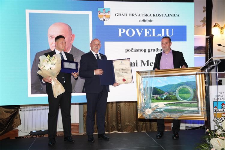 Ministar Medved počasni građanin Hrvatske Kostajnice