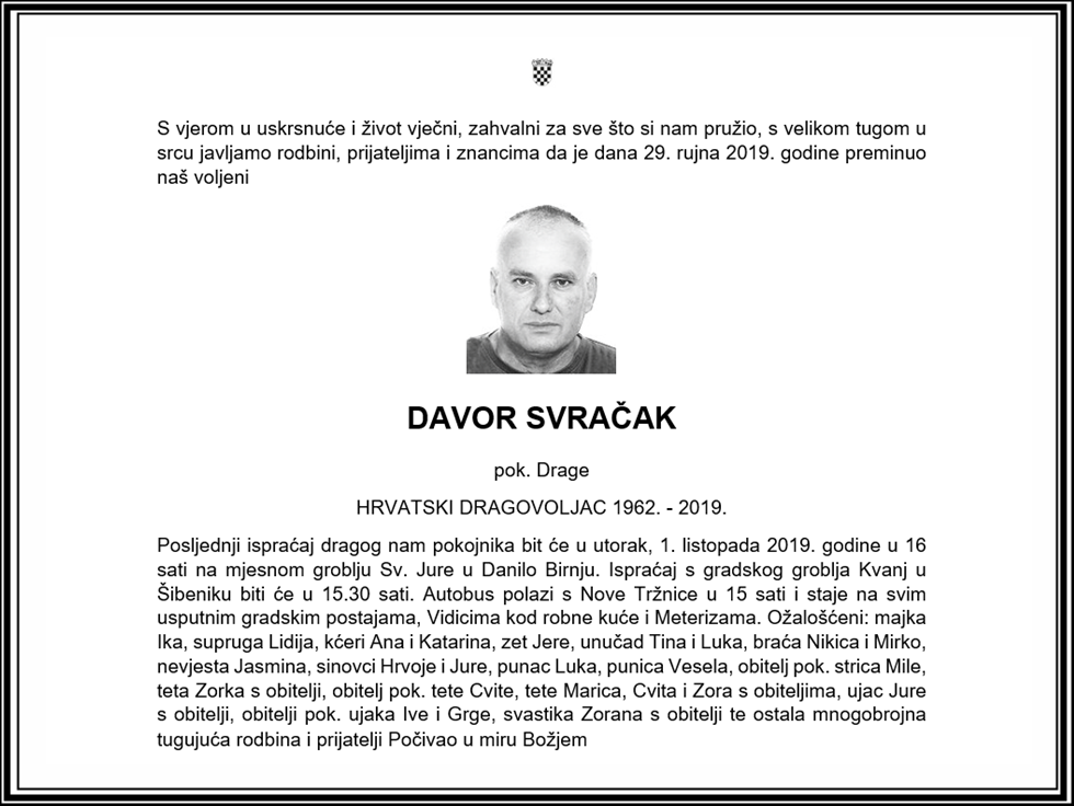 Posljednji pozdrav ratniku - Davor Svračak