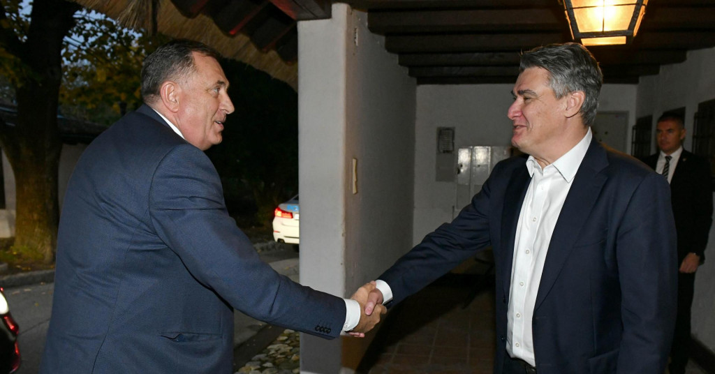 Milanović na Pantovčaku primio Dodika, iz Ureda predsjednika otkrili o čemu su razgovarali