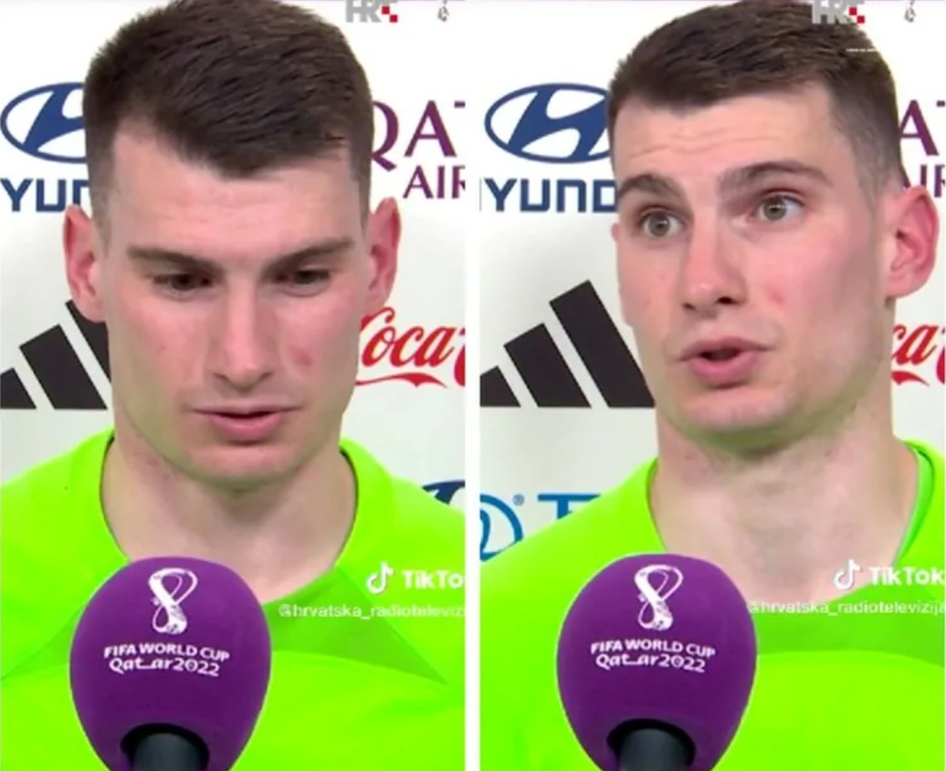 Dominik Livaković postao hit na društvenim mrežama nakon prolaska Hrvatske: “Ha? Je, je, san snova”
