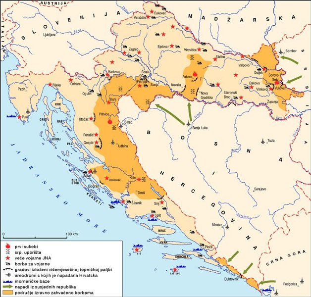 Domovinski rat - Agresija na Hrvatsku