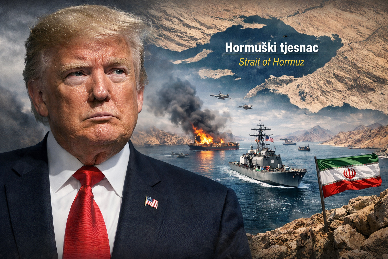 Trump spreman zaključiti operaciju protiv Irana i bez otvaranja Hormuškog tjesnaca