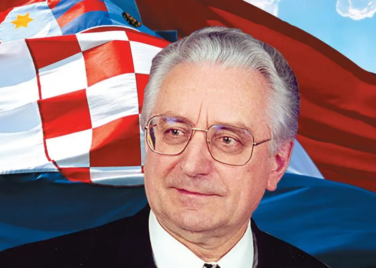 Vandalski čin u Šibeniku: Netko je crnim sprejem prekrio oči prvog hrvatskog predsjednika
