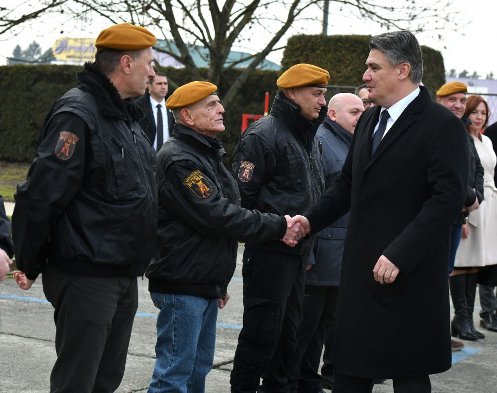 Predsjednik Milanović u Varaždinu: „Pume“ su jedna od najjačih hrvatskih brigada s ogromnim doprinosom u ratu