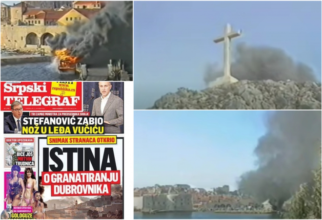 SKANDALOZNO! SRPSKI MEDIJ IZNIO HRPU LAŽI U SVOJOJ ‘ISTINI O GRANATIRANJU DUBROVNIKA’: ‘Hrvatski branitelji izazvali su napad na grad, JNA se ponašala krajnje suzdržano!’!’