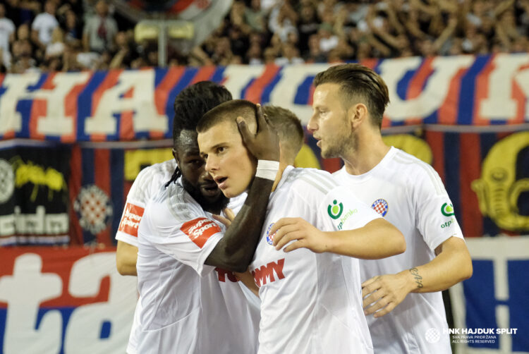 SHNL Dominantni Hajduk deklasirao Šibenik i zasjeo na vrh prvenstvene  tablice!