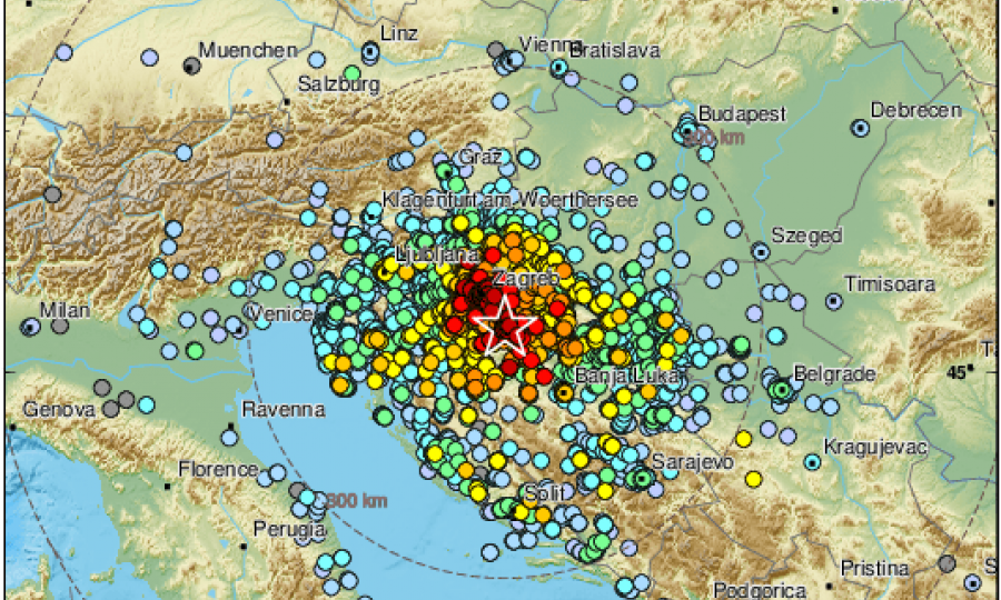 EMSC pobrojao čak 291 potres nakon glavnog udara u Petrinji, objavili i usporedbu sa zagrebačkim potresom