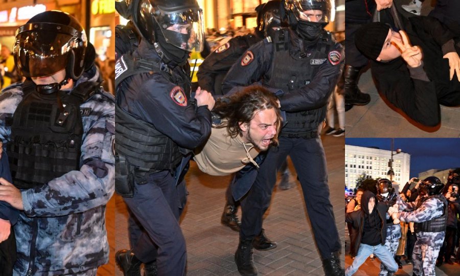 Neredi u Rusiji nakon mobilizacije: Građani na ulicama, policija mlati i uhićuje prosvjednike