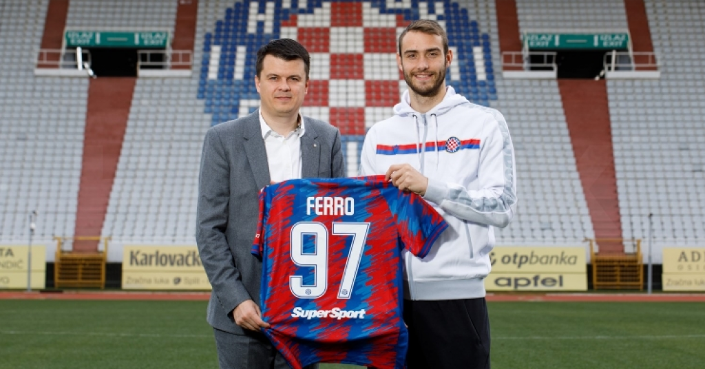 Hajduk  iz Benfice na posudbu doveo 24-godišnjeg stopera Francisca Reisa Ferreiru Ferra