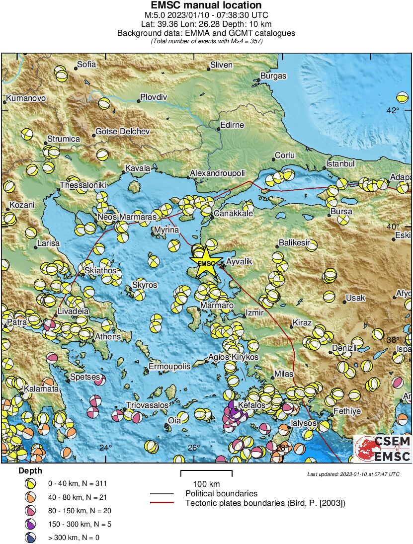 Potres magnitude 5,0 u Turskoj: 'Jako dugo je treslo, barem 10 sekundi'