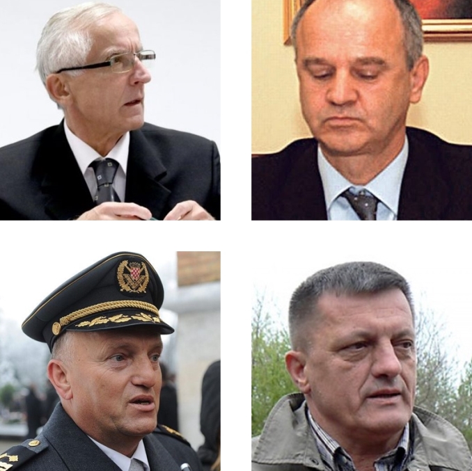 Četvorica generala u mirovini: Nacionalna sramota u hrvatskome glavnom gradu
