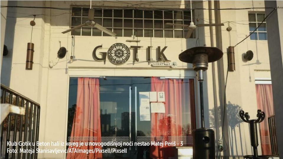 VIDEO Objavljena snimka iz kluba Gotik u noći kada je mladi Splićanin bez traga nestao