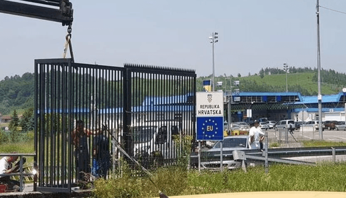 Hrvatska postavila ogradu na dijelu granice s BiH