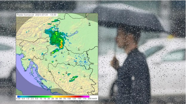 NAGLA PROMJENA VREMENA Civilna zaštita izdala upozorenje zbog grmljavinskog nevremena
